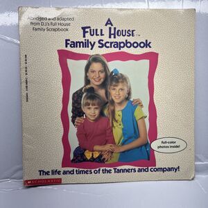 A Full House Family Scrapbook Paperback Scholastic Full Color Vintage